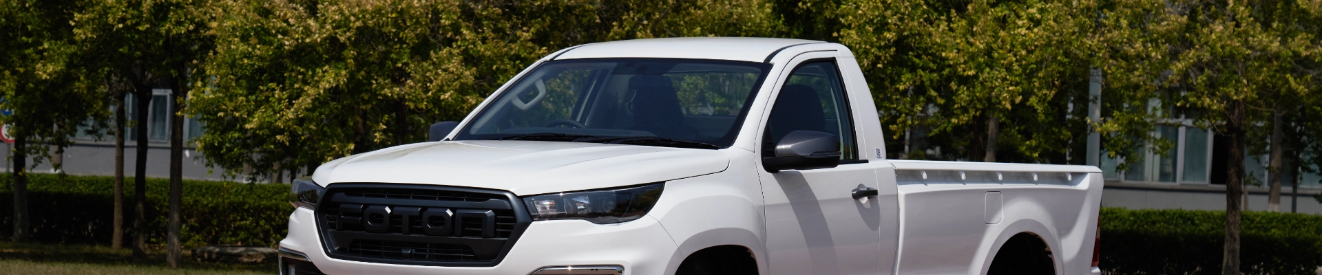 Foton white single cab