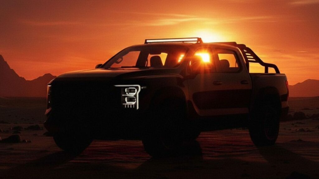 Foton Tunland V7 vs V9 Under the sunset