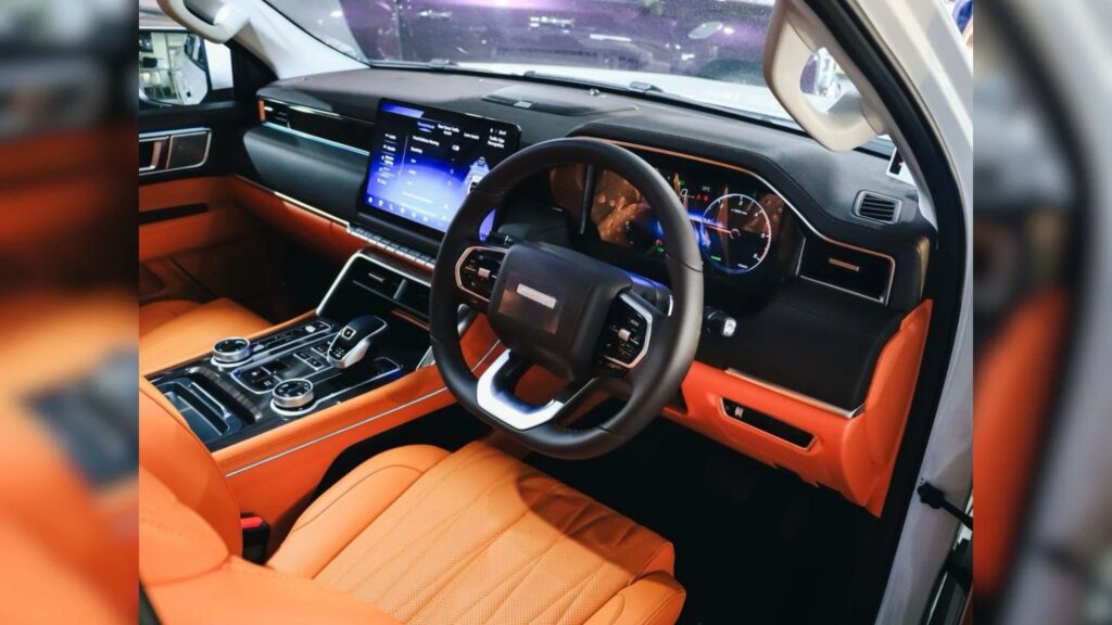 Foton V9 front interior and dashboard